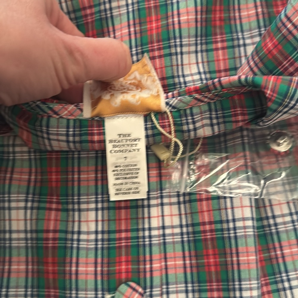 NWT TBBC Tabitha's Teacher's Pet Dress - Prestonwood Plaid - 7 - price is firm - Picture 5 of 6
